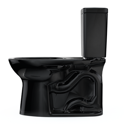 TOTO CST776CSF#51 Drake  Two-Piece Elongated 1.6 Gpf Universal Height Tornado Flush Toilet - Ebony