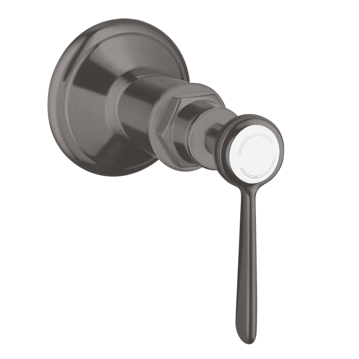 AXOR 16872341 Montreux Volume Control Trim with Lever Handle - Brushed Black Chrome