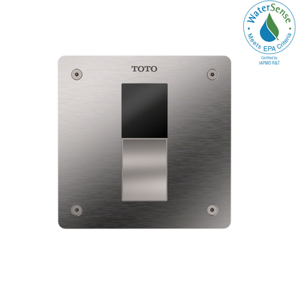 TOTO TET3UB#SS Ecopower Touchless 1.0 Gpf High-Efficiency Concealed Toilet Flushometer Valve With 4 X 4 Inch Cover Plate - Stainless Steel