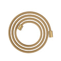 AXOR 28291250 Shower Solutions Textile Hose with Cylindrical Nut, 79" - Brushed Gold Optic