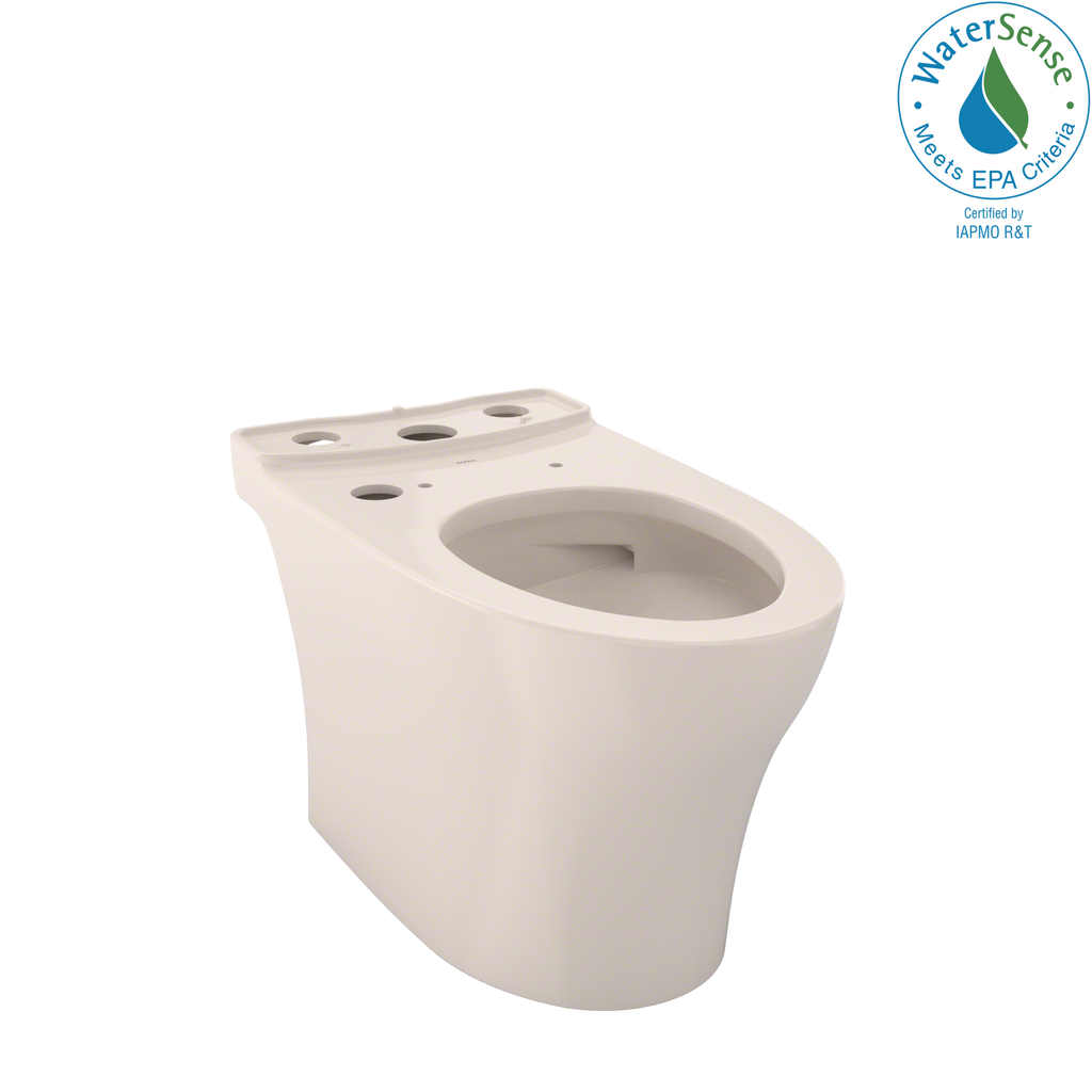 TOTO CT446CEGNT40#12 Aquia Iv Washlet+ Elongated Skirted Toilet Bowl With Cefiontect - Sedona Beige