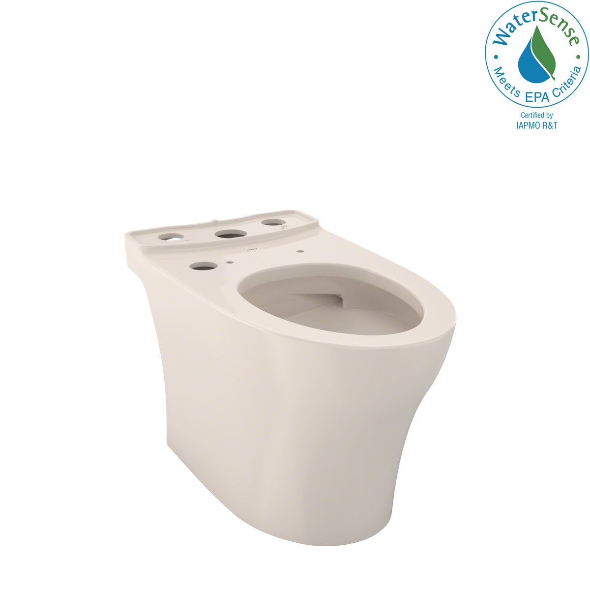 TOTO CT446CEGNT40#12 Aquia Iv Washlet+ Elongated Skirted Toilet Bowl With Cefiontect - Sedona Beige