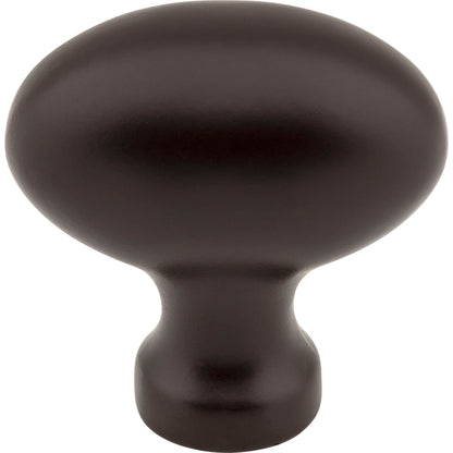 JEFFREY ALEXANDER 3991ORB Lyon 1-9/16" Length Oval Knob - Dark Bronze