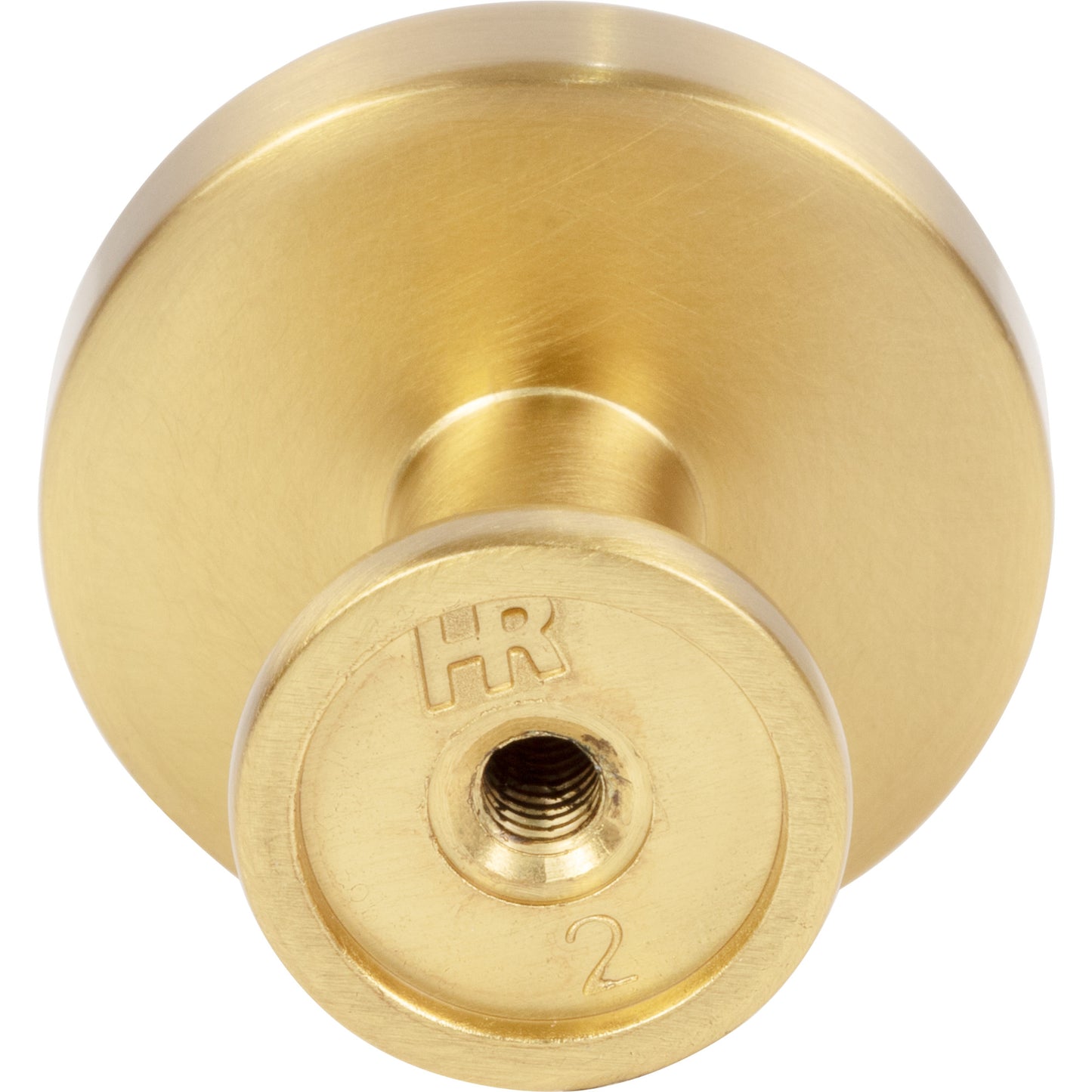 JEFFREY ALEXANDER 171BG Richard 1-1/4" Diameter Round Knob - Brushed Gold