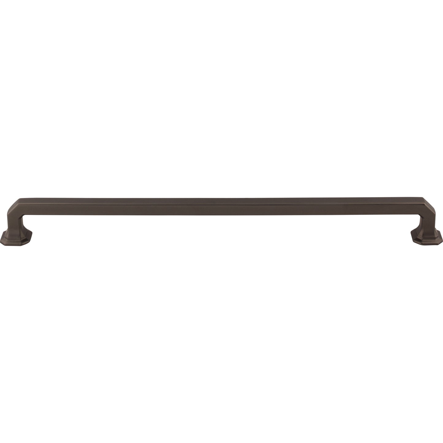 TOP KNOBS TK292AG Emerald 12" Center to Center Appliance Pull - Ash Gray