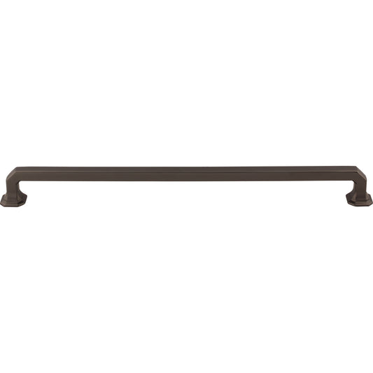 TOP KNOBS TK292AG Emerald 12" Center to Center Appliance Pull - Ash Gray