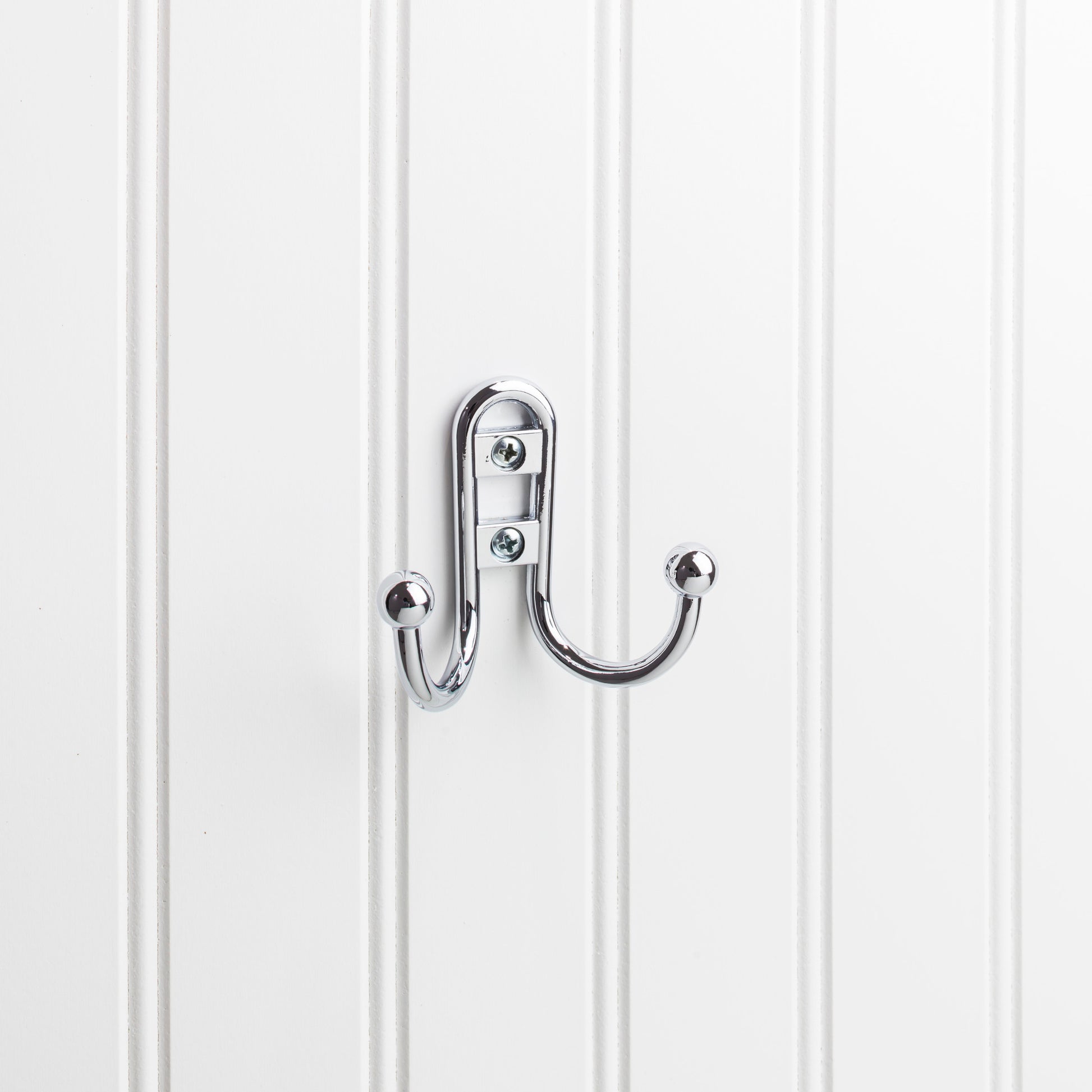 ELEMENTS YD25-256PC Elements Wall Double Hook - Polished Chrome