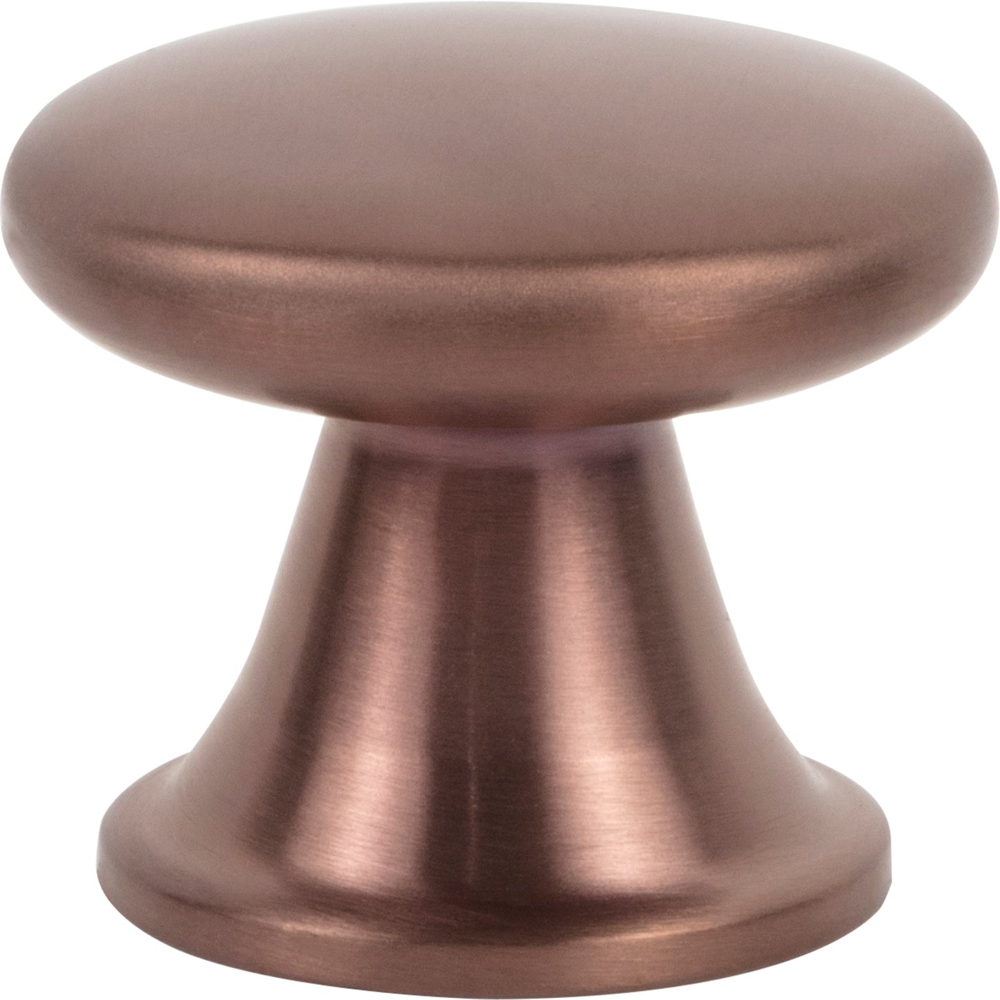 ATLAS A969-MRG Burbank 1 1/8" Length Round Knob - Matte Rose Gold