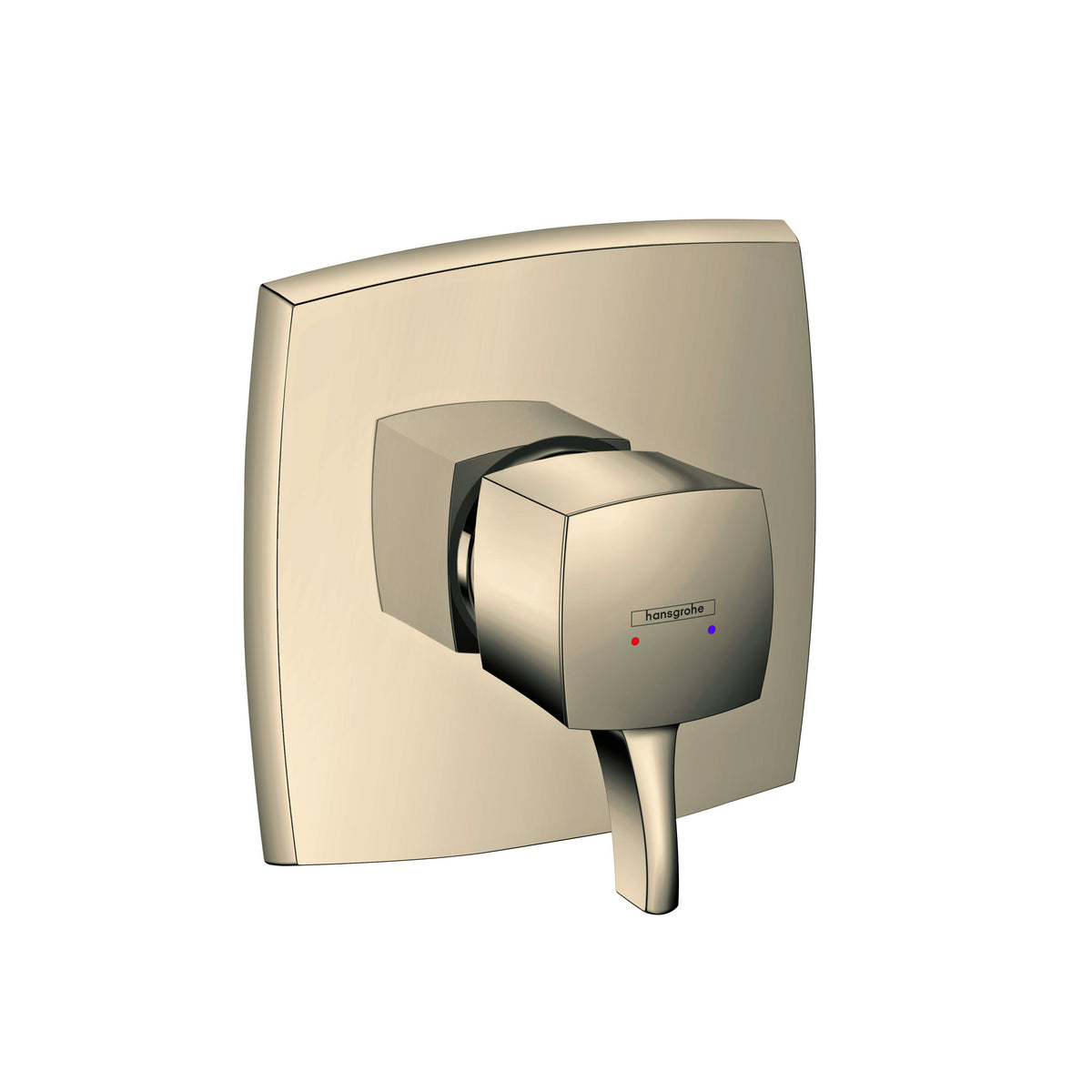 HANSGROHE 15769831 Ecostat Classic Pressure Balance Trim, Square - Polished Nickel