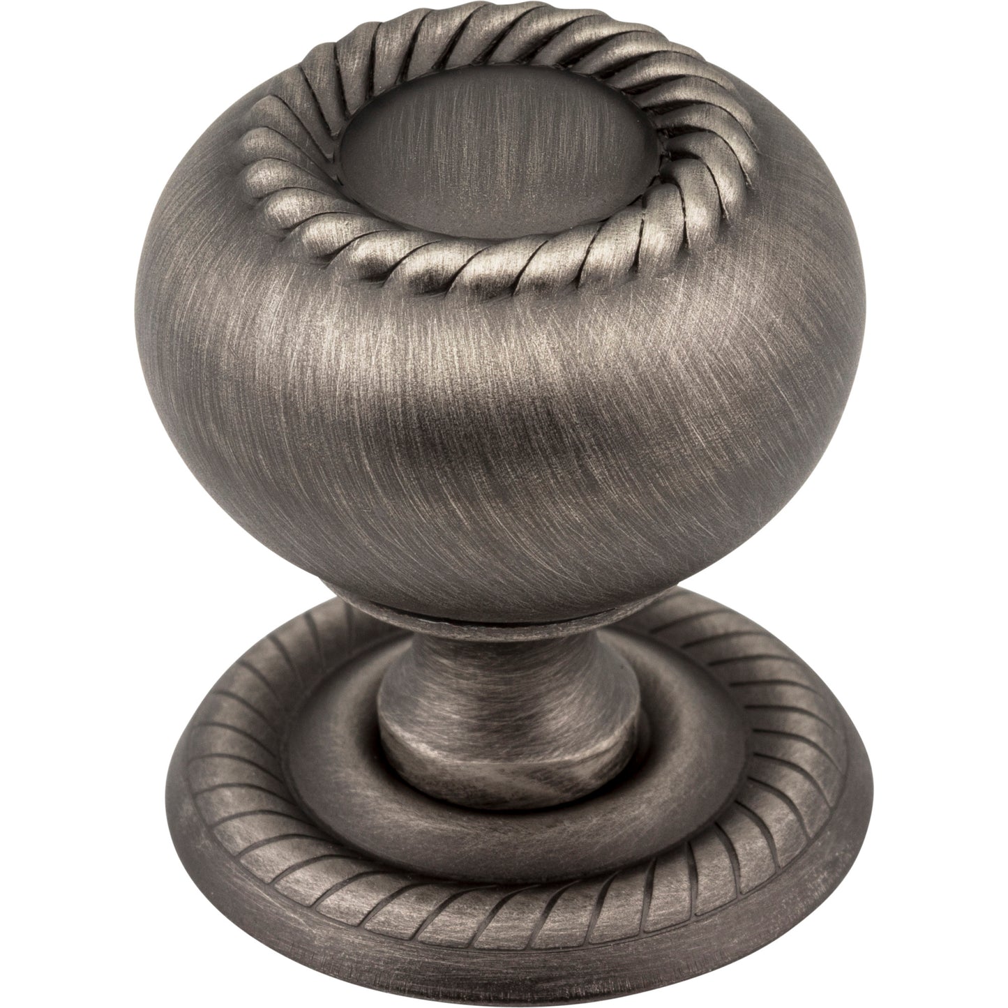 JEFFREY ALEXANDER S6060BNBDL Rhodes 1-1/4" Diameter Mushroom Knob , Brushed Pewter