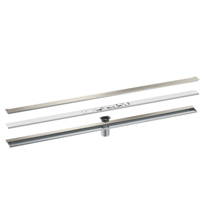 AXOR 42529801 Drains Wall Installation 47 1/4" - Stainless Steel Optic