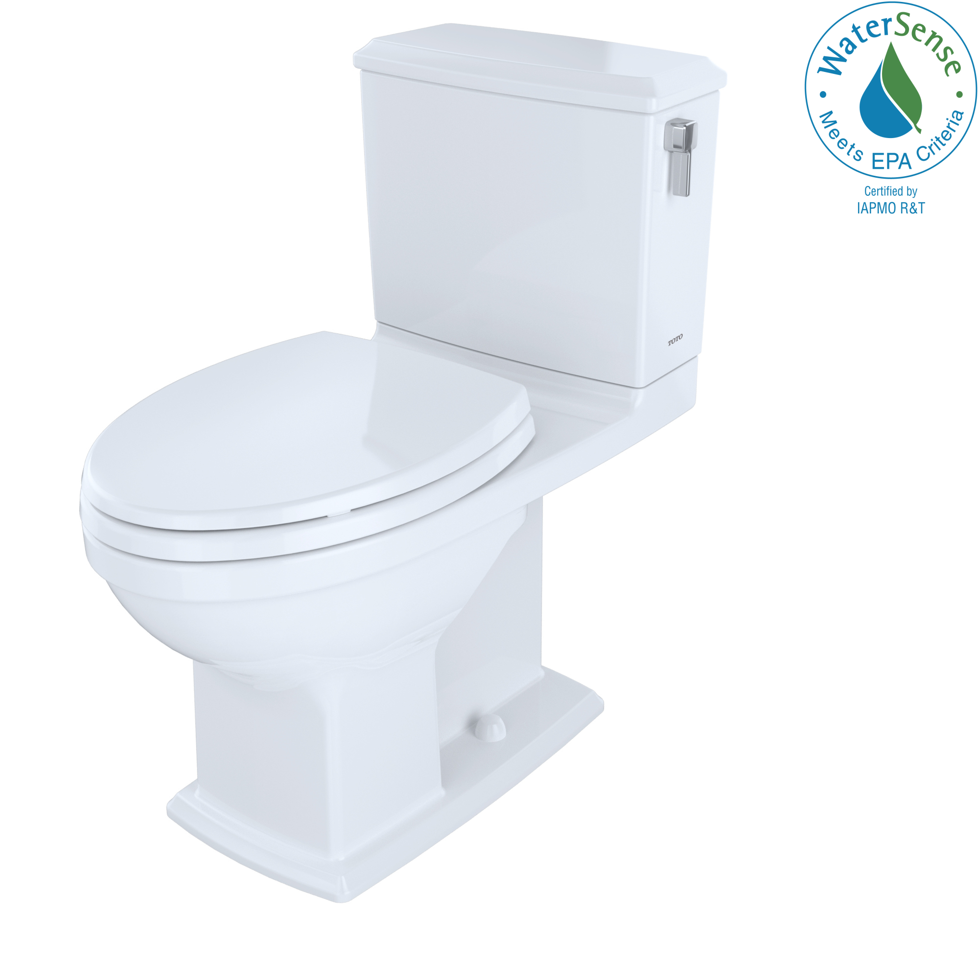 TOTO MS494124CEMFRG#01 Connelly Washlet+ Two-Piece Elongated Dual Flush 1.28 And 0.9 Gpf Universal Height Toilet With Cefiontect And Right Hand Lever - Cotton White