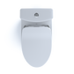 TOTO MS446234CEMFGN#01 Aquia IV Two-Piece Elongated Dual Flush 1.28 and 0.9 GPF Toilet with CEFIONTECT and SoftClose Seat , Cotton White