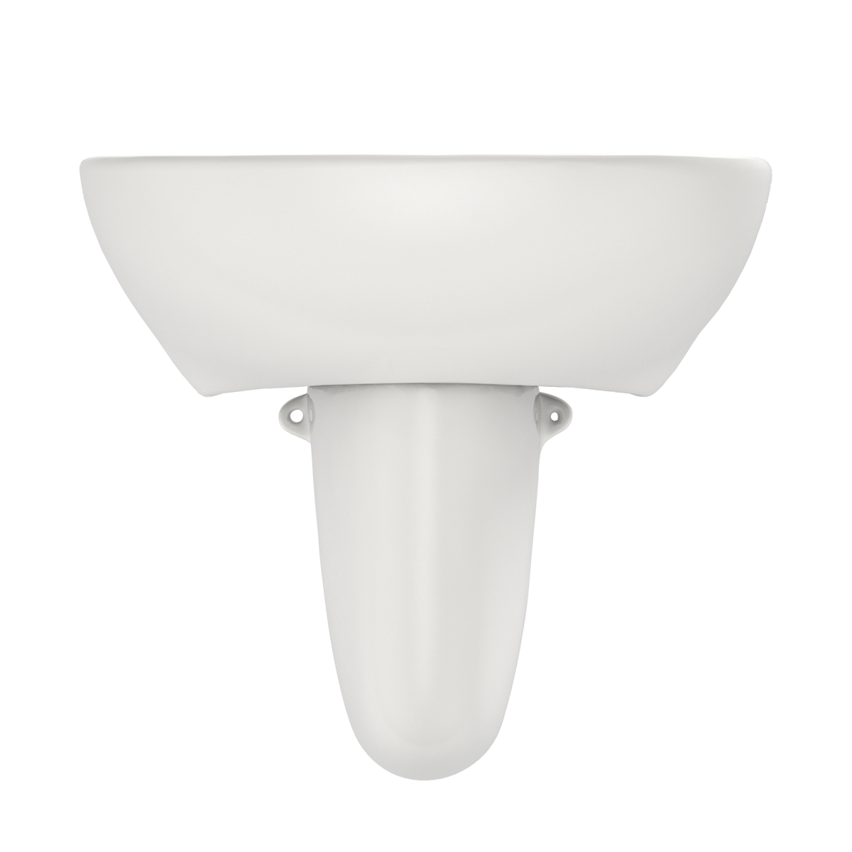 TOTO LHT241G#11 Supreme Oval Wall-Mount Bathroom Sink With Cefiontect And Shroud For Single Hole Faucets - Colonial White
