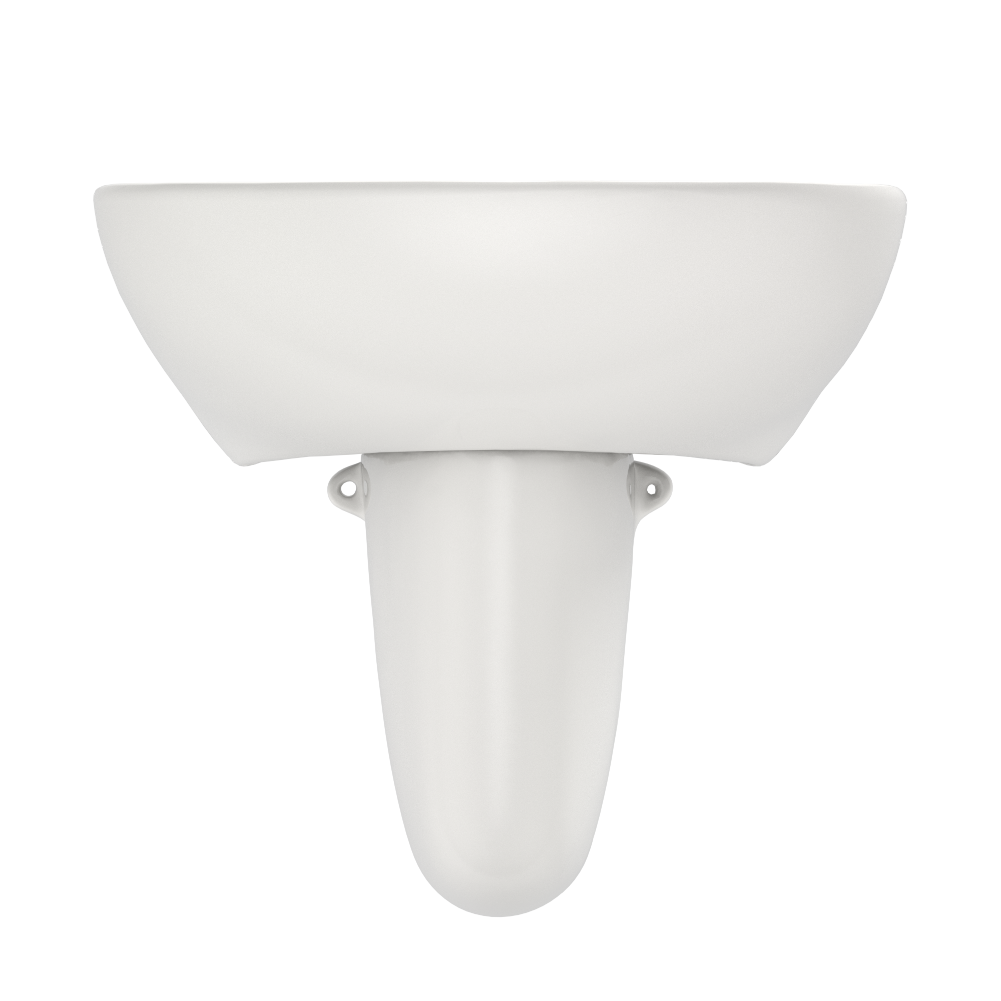 TOTO LHT241.4G#11 Supreme Oval Wall-Mount Bathroom Sink With Cefiontect And Shroud For 4 Inch Center Faucets - Colonial White