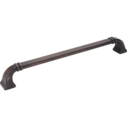 JEFFREY ALEXANDER 165-12DBAC Ella 12" Center-to-Center Appliance Pull - Brushed Oil Rubbed Bronze