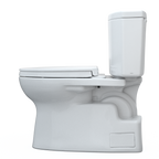 TOTO MS474124CEFG#01 Vespin Ii Two-Piece Elongated 1.28 Gpf Universal Height Toilet With Cefiontect And Ss124 Softclose Seat - Cotton White