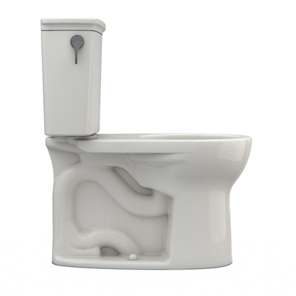 TOTO CST785CEFG#12 Drake Transitional Two-Piece Round 1.28 Gpf Universal Height Tornado Flush Toilet With Cefiontect - Sedona Beige