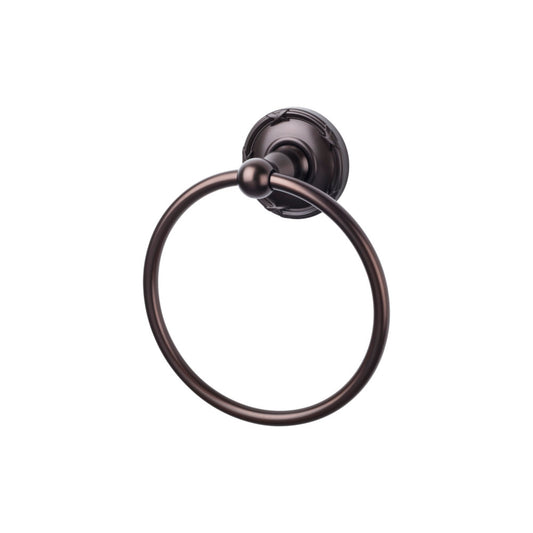 TOP KNOBS ED5ORBE TOP BATH (R) Edwardian Bath Towel Ring - Oil Rubbed Bronze