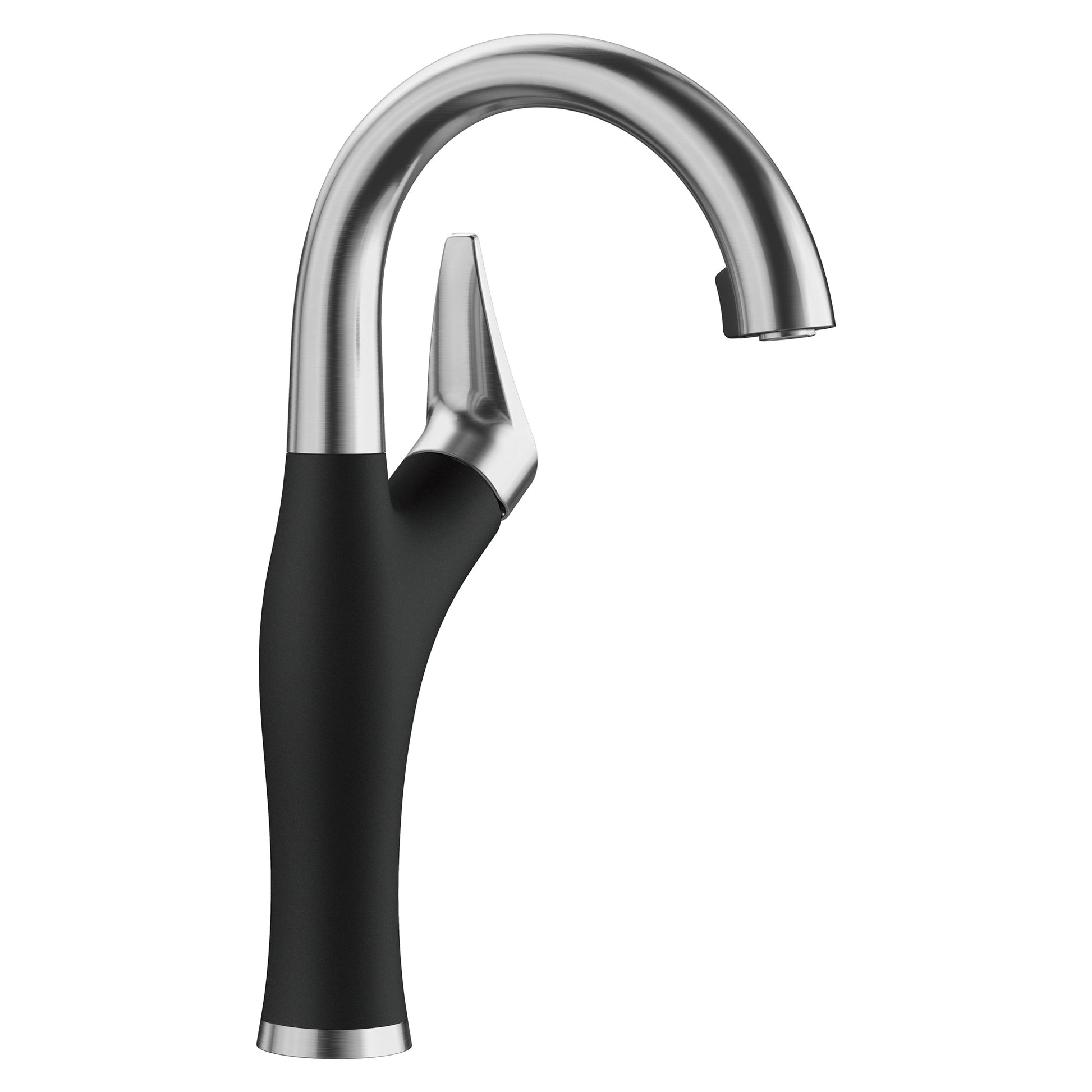 BLANCO 526387 Artona Artona Pull-Down Dual-Spray Bar Faucet - PVD Steel/Coal Black in Pvd Steel/Coal Black