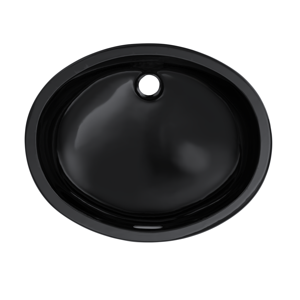 TOTO LT597#51 Dantesca Oval Undermount Bathroom Sink - Ebony