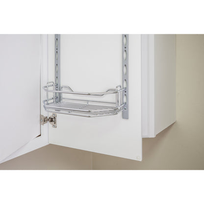 HARDWARE RESOURCES DMT6-PC-R 6" Extra Tray for Wire Door Mounted Tray System - Chrome