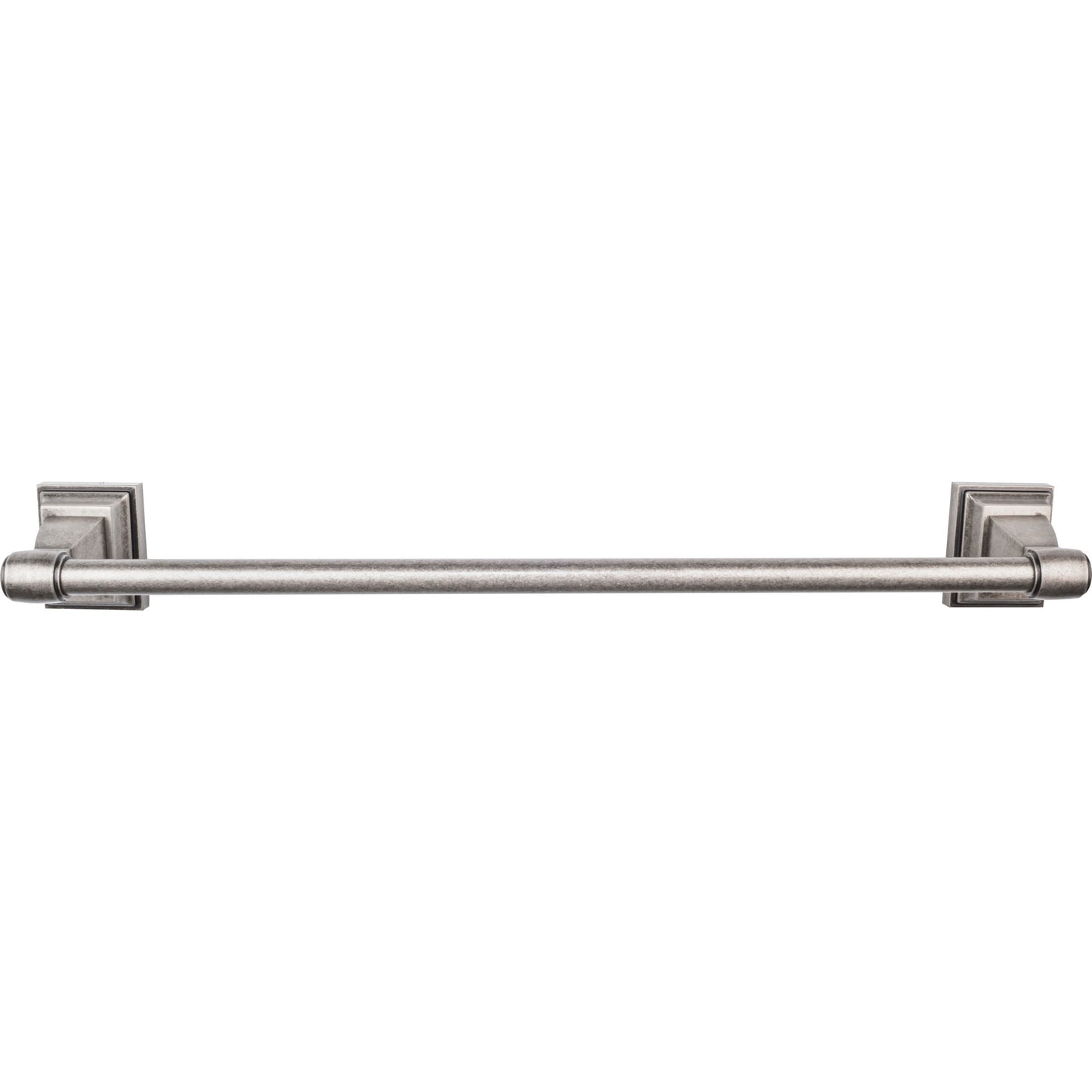 TOP KNOBS STK8AP TOP BATH (R) Stratton Bath Single 26" Wall Mounted  Towel Bar , Antique Pewter