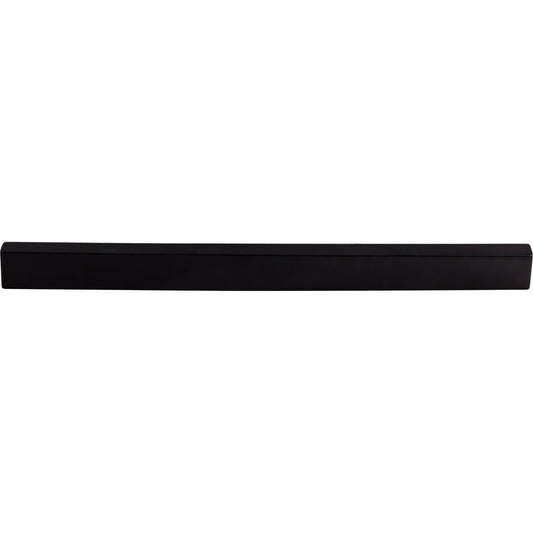 TOP KNOBS TK278BLK Modern Metro 12" Center to Center Finger Pull - Flat Black