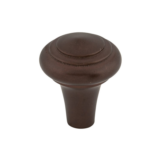 TOP KNOBS M1483 Aspen Peak 1" Diameter Round Knob - Mahogany Bronze