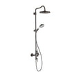 AXOR 16574341 Montreux Showerpipe 240 1-Jet, 1.8 GPM - Brushed Black Chrome