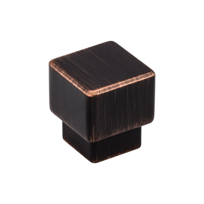 TOP KNOBS TK32TB Tapered 1" Length Square Knob - Tuscan Bronze