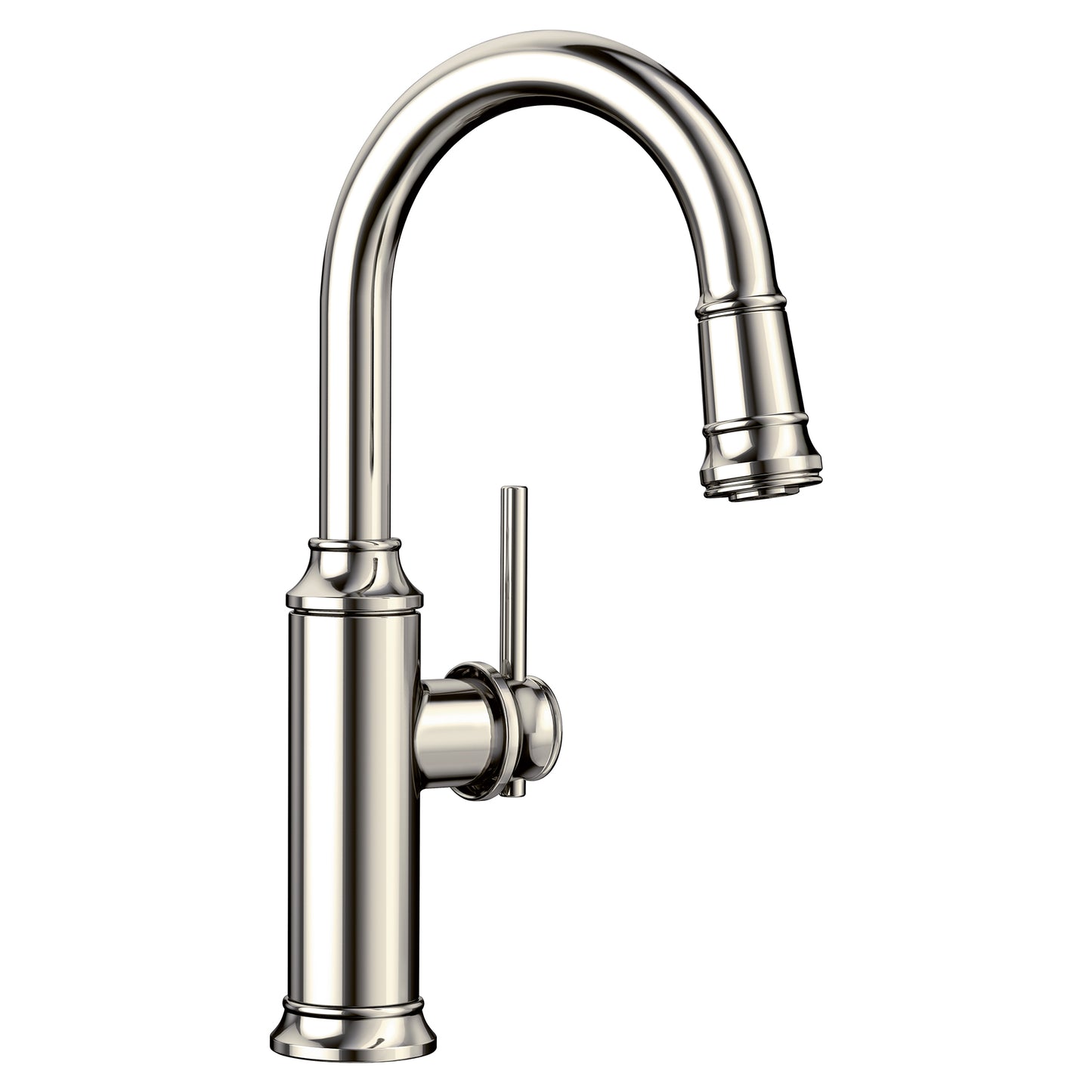 BLANCO 442514 Empressa Empressa Pull-Down Bar Faucet - Polished Nickel in Polished Nickel