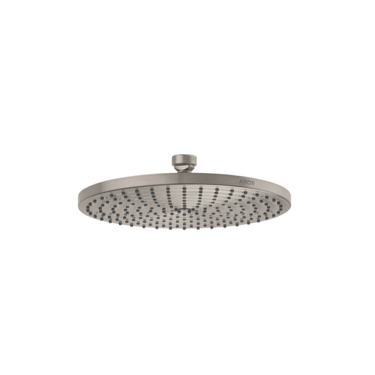 AXOR 28612821 ShowerSolutions Showerhead  240 1-Jet Powder Rain, 2.5 GPM - Brushed Nickel