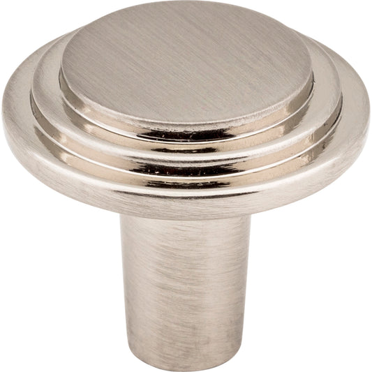 ELEMENTS 331SN Calloway 1-1/8" Diameter Mushroom Knob , Satin Nickel