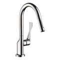 AXOR 39836001 Citterio Prep Kitchen Faucet 2-Spray Pull-Down, 1.75 GPM - Chrome