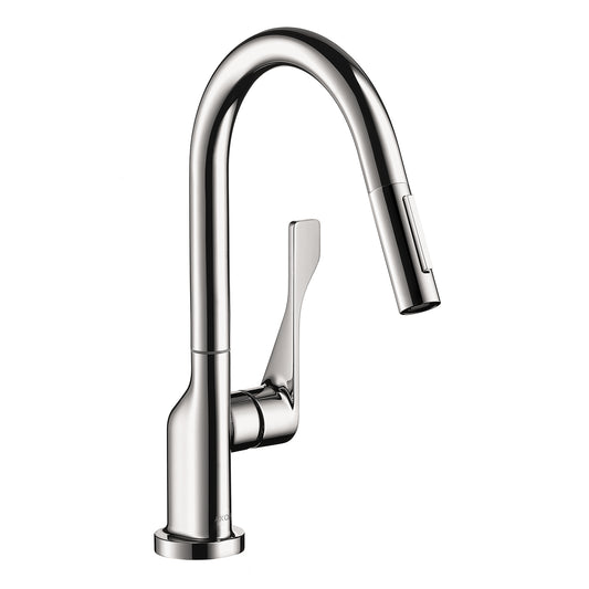 AXOR 39836001 Citterio Prep Kitchen Faucet 2-Spray Pull-Down, 1.75 GPM - Chrome