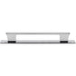 ATLAS A6004-CH Zander 6 5/16" Center to Center Bar Pull - Polished Chrome