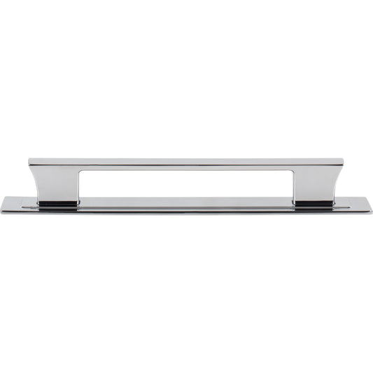 ATLAS A6004-CH Zander 6 5/16" Center to Center Bar Pull - Polished Chrome