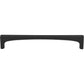 TOP KNOBS TK1014BLK Riverside 6 5/16" Center to Center Bar Pull - Flat Black