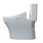 TOTO MW6463074CEMFGN#01 Washlet+ Aquia Iv One-Piece Elongated Dual Flush 1.28 And 0.9 Gpf Toilet And Washlet C2 Bidet Seat - Cotton White