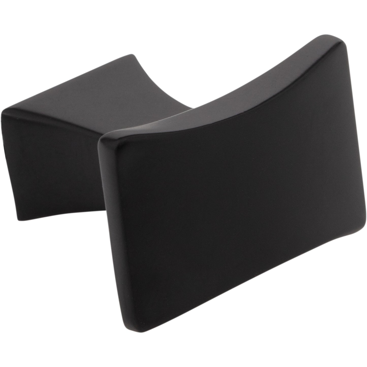JEFFREY ALEXANDER 767MB Philip 1-1/4" Length Rectangle Knob - Matte Black