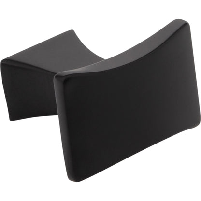 JEFFREY ALEXANDER 767MB Philip 1-1/4" Length Rectangle Knob - Matte Black