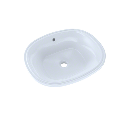 TOTO LT483G#01 Maris 17-5/8" X 14-9/16" Oval Undermount Bathroom Sink With Cefiontect - Cotton White