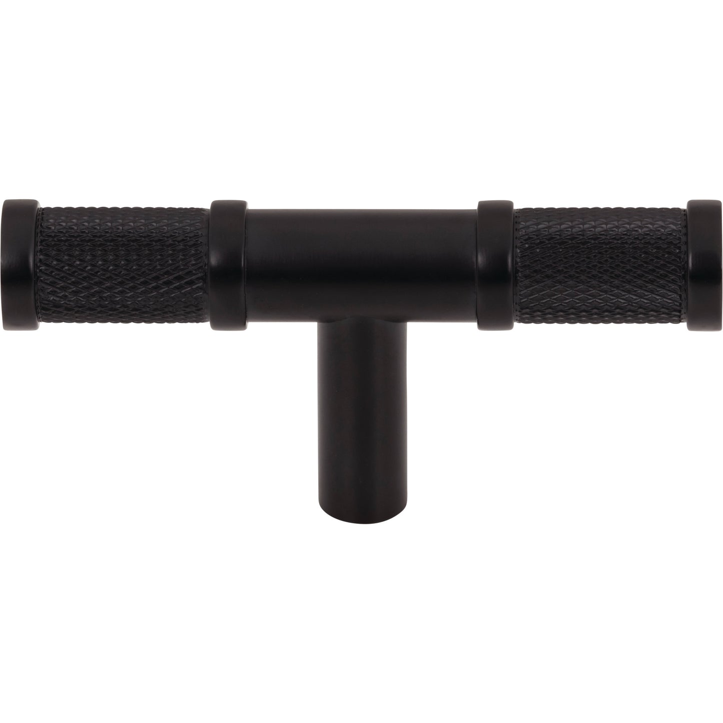 TOP KNOBS TK3231BLK Burnham 3" Length Bar Knob - Flat Black