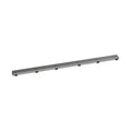 HANSGROHE 56125801 RainDrain Match Boardwalk Trim Boadwalk 47 1/4" with Height Adjustable Frame - Brushed Stainless Steel