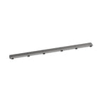 HANSGROHE 56125801 RainDrain Match Boardwalk Trim Boadwalk 47 1/4" with Height Adjustable Frame - Brushed Stainless Steel