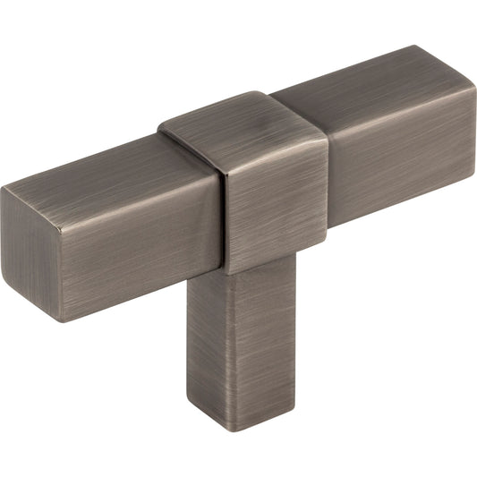 JEFFREY ALEXANDER 293T-BNBDL Zane 2" Length Bar Knob - Brushed Pewter