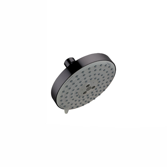 HANSGROHE 27495341 Raindance S Showerhead 150 3-Jet, 2.5 GPM - Brushed Black Chrome