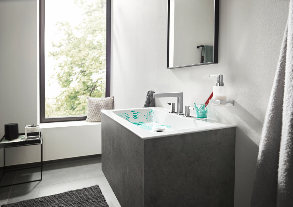 HANSGROHE 76033001 Finoris Wide-spread Faucet 110 with Pop-up Drain, 1.2 GPM - Chrome