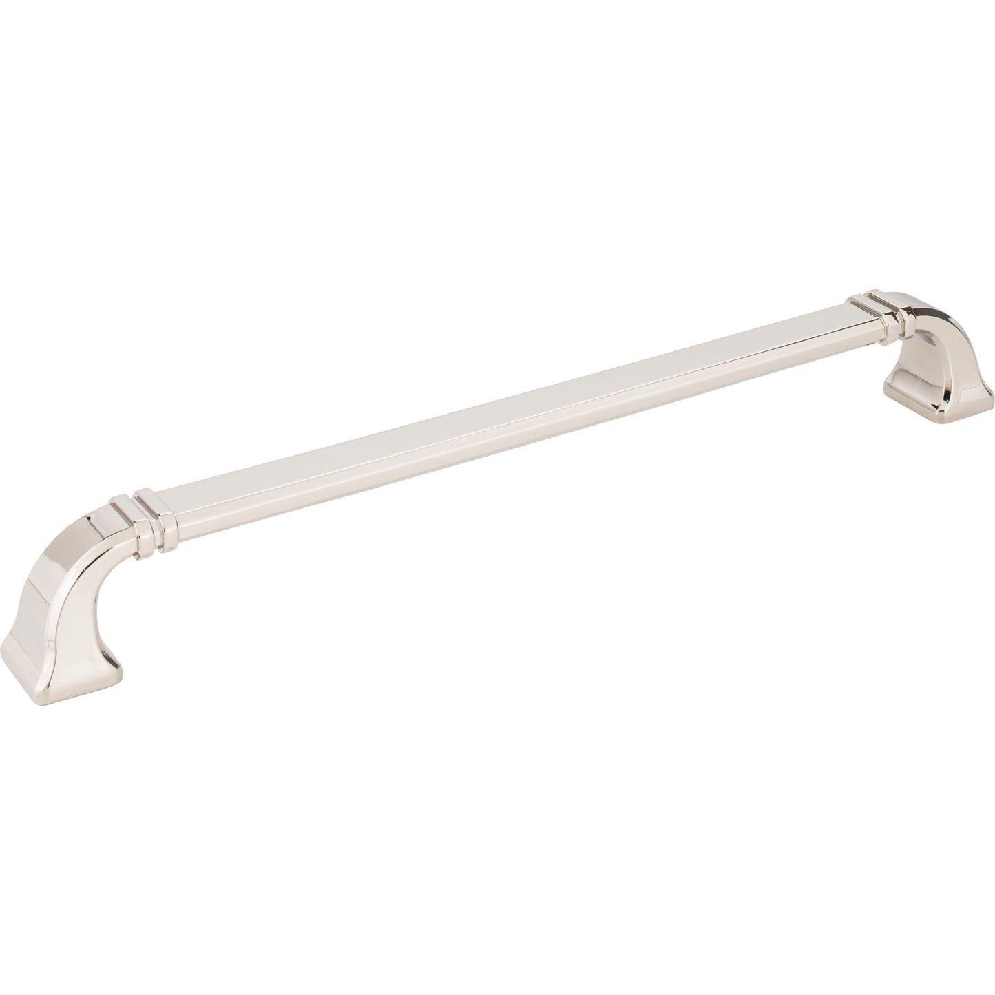 JEFFREY ALEXANDER 165-12NI Ella 12" Center-to-Center Appliance Pull - Polished Nickel
